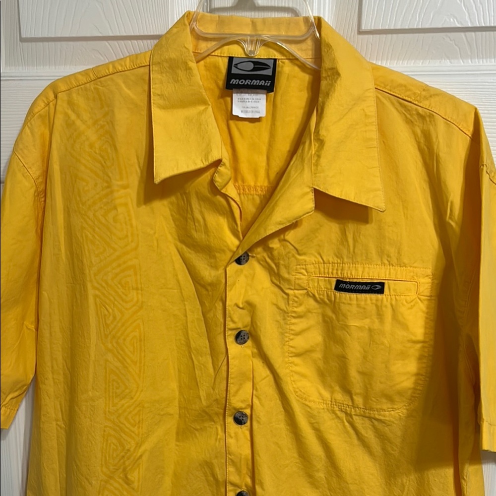 Men's Yellow Shirt - Vintage